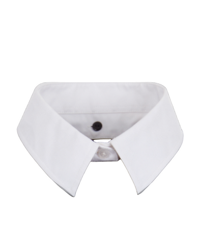 WHITE COLLAR  ( detachable collars that button onto our  Sweatshirts & T-shirts)