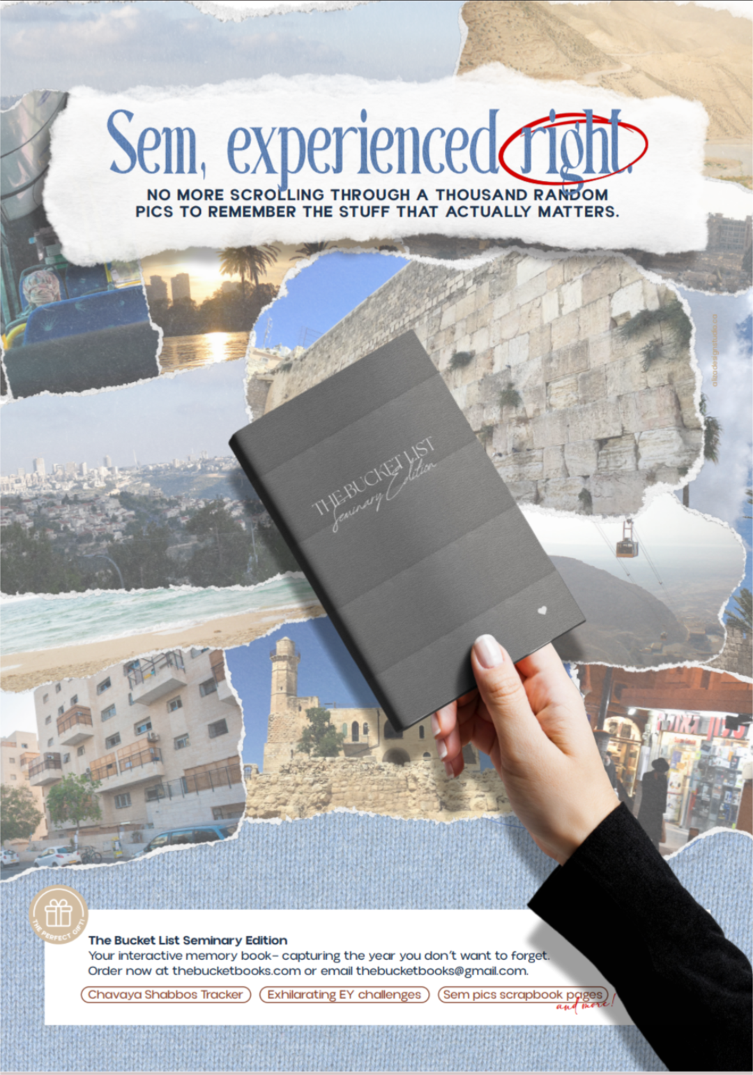The Bucket List - Seminary Memory Book Order now @ Thebucketbooks.com or Call 848-245-6685 Limited Stock!